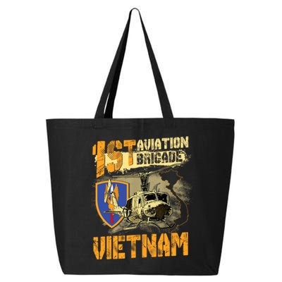 1st Aviation Brigade Vietnam Veteran Pilot  Door Gunner 25L Jumbo Tote