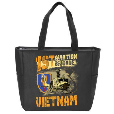 1st Aviation Brigade Vietnam Veteran Pilot  Door Gunner Zip Tote Bag