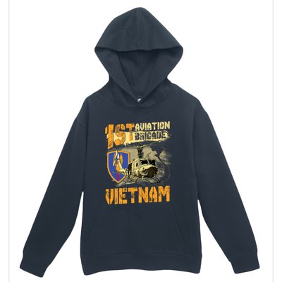 1st Aviation Brigade Vietnam Veteran Pilot  Door Gunner Urban Pullover Hoodie