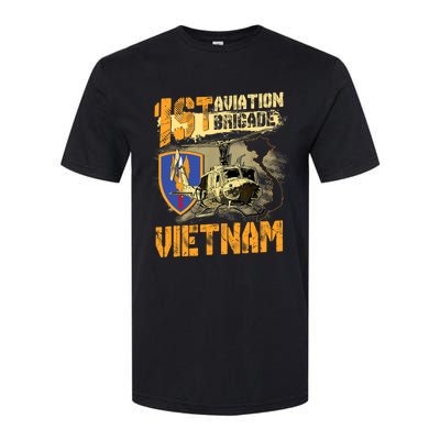 1st Aviation Brigade Vietnam Veteran Pilot  Door Gunner Softstyle CVC T-Shirt