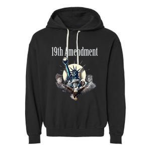 19th Amendment Baseball Gathering Garment-Dyed Fleece Hoodie