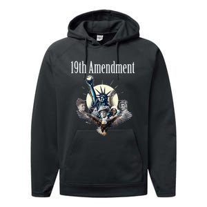 19th Amendment Baseball Gathering Performance Fleece Hoodie