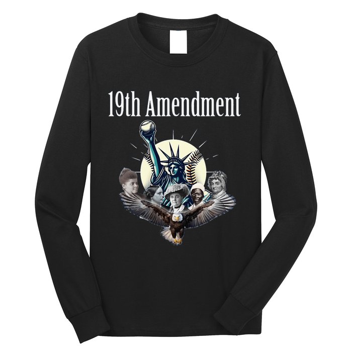 19th Amendment Baseball Gathering Long Sleeve Shirt