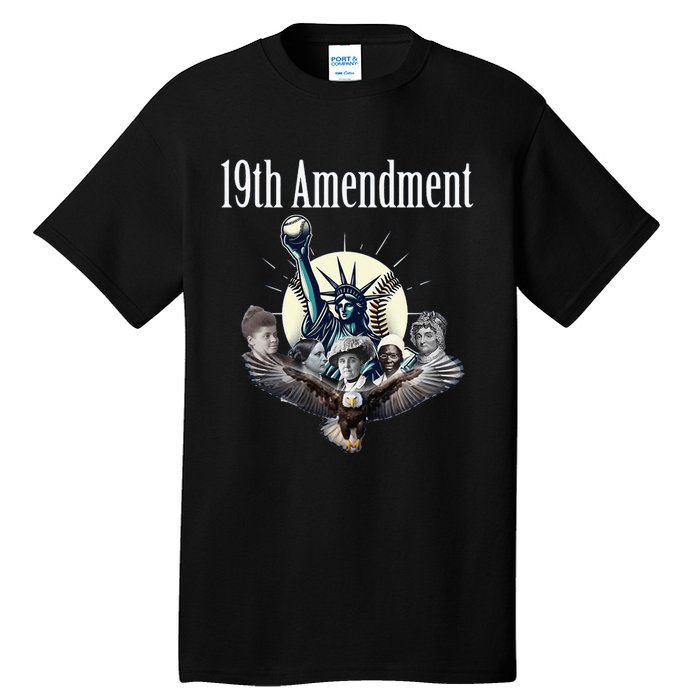 19th Amendment Baseball Gathering Tall T-Shirt