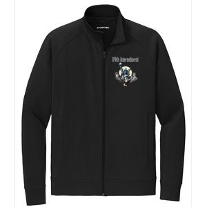 19th Amendment Baseball Gathering Stretch Full-Zip Cadet Jacket