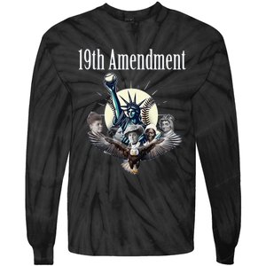 19th Amendment Baseball Gathering Tie-Dye Long Sleeve Shirt