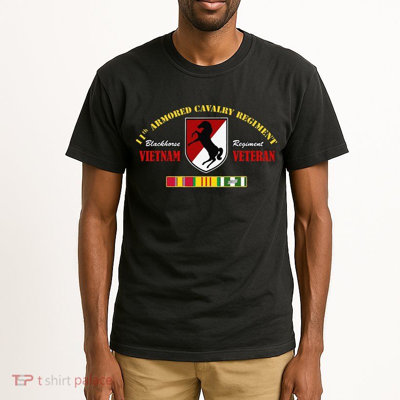 11th Armored Cavalry Regiment Vietnam Veteran Father Day Tall T-Shirt
