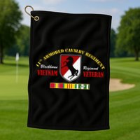11th Armored Cavalry Regiment Vietnam Veteran Father Day Golf Towel