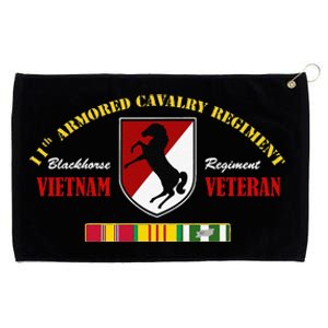 11th Armored Cavalry Regiment Vietnam Veteran Father Day Grommeted Golf Towel