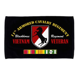 11th Armored Cavalry Regiment Vietnam Veteran Father Day Microfiber Hand Towel