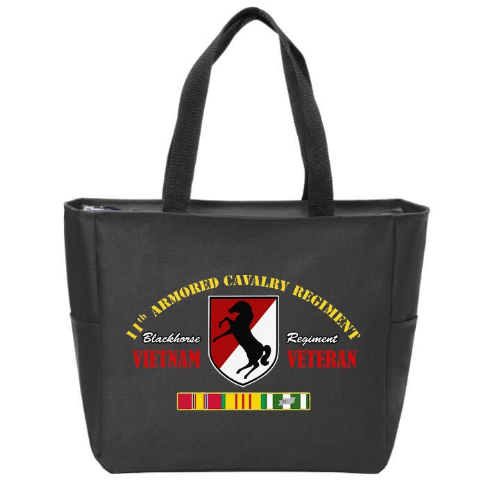 11th Armored Cavalry Regiment Vietnam Veteran Father Day Zip Tote Bag