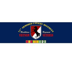 11th Armored Cavalry Regiment Vietnam Veteran Father Day Bumper Sticker