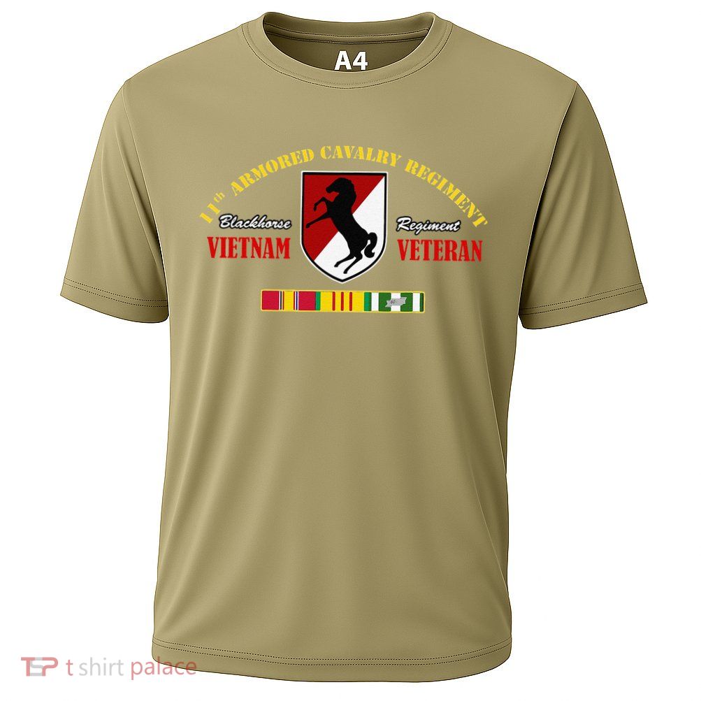 11th Armored Cavalry Regiment Vietnam Veteran Father Day Performance Shirt
