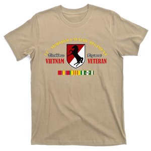 11th Armored Cavalry Regiment Vietnam Veteran Father Day T-Shirt