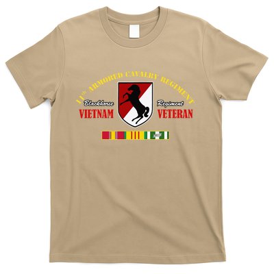 11th Armored Cavalry Regiment Vietnam Veteran Father Day T-Shirt
