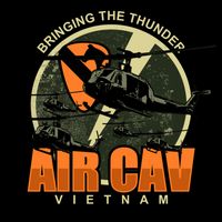 1st Air Cavalry Division Vietnam Veteran Veterans Day Xmas Gift Drawstring Bag