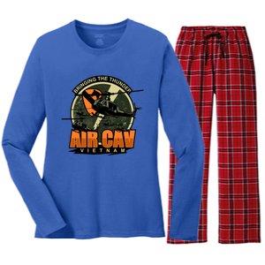 1st Air Cavalry Division Vietnam Veteran Veterans Day Xmas Gift Women's Long Sleeve Flannel Pajama Set 