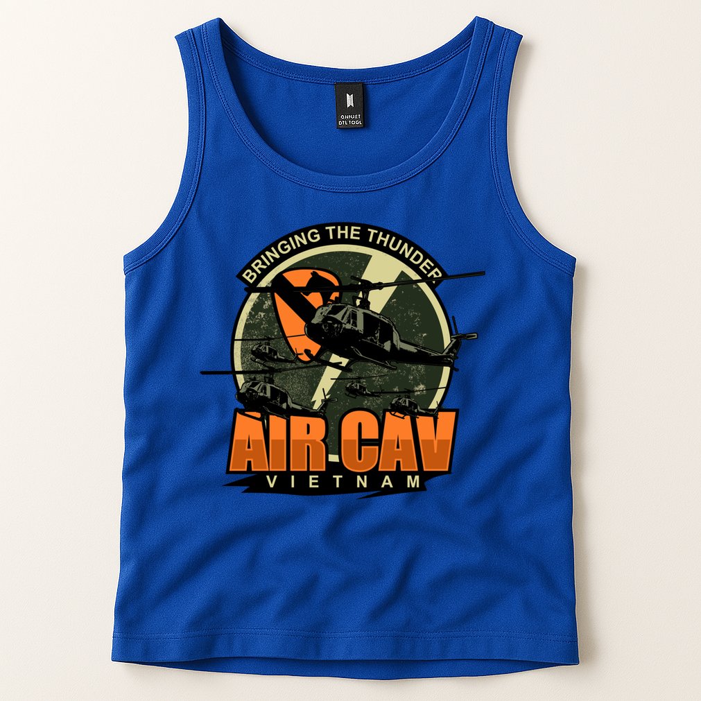 1st Air Cavalry Division Vietnam Veteran Veterans Day Xmas Gift Tank Top