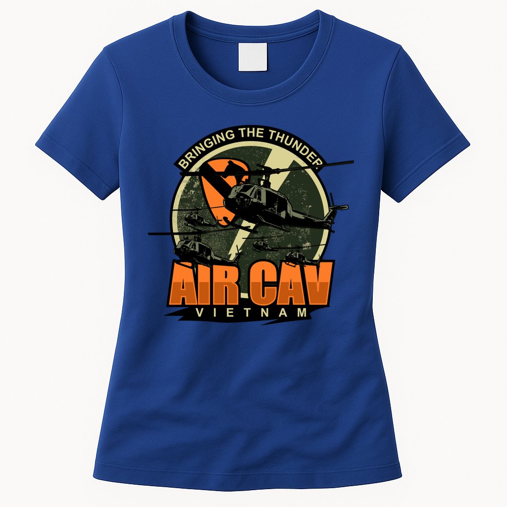 1st Air Cavalry Division Vietnam Veteran Veterans Day Xmas Gift Womens T-Shirt