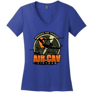 1st Air Cavalry Division Vietnam Veteran Veterans Day Xmas Gift Women's V-Neck T-Shirt