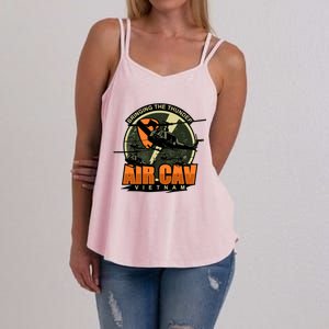 1st Air Cavalry Division Vietnam Veteran Veterans Day Xmas Gift Women's Strappy Tank