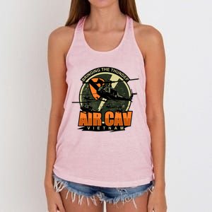 1st Air Cavalry Division Vietnam Veteran Veterans Day Xmas Gift Women's Knotted Racerback Tank