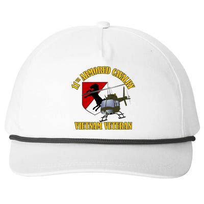 11th Armored Cavalry Regiment Vietnam Veteran Christmas Snapback Five-Panel Rope Hat