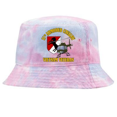 11th Armored Cavalry Regiment Vietnam Veteran Christmas Tie-Dyed Bucket Hat