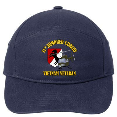 11th Armored Cavalry Regiment Vietnam Veteran Christmas 7-Panel Snapback Hat