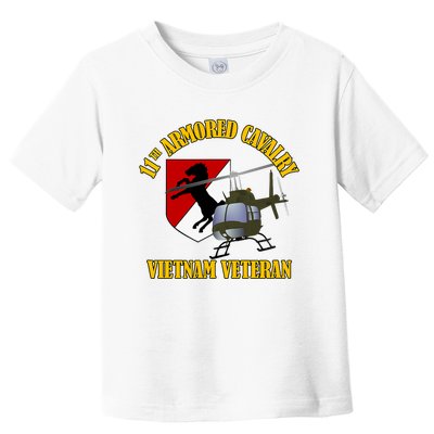 11th Armored Cavalry Regiment Vietnam Veteran Christmas Toddler T-Shirt