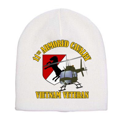 11th Armored Cavalry Regiment Vietnam Veteran Christmas Short Acrylic Beanie