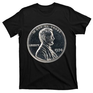 1974 Aluminum Cent Super Rare Penny Coin Collector T-Shirt