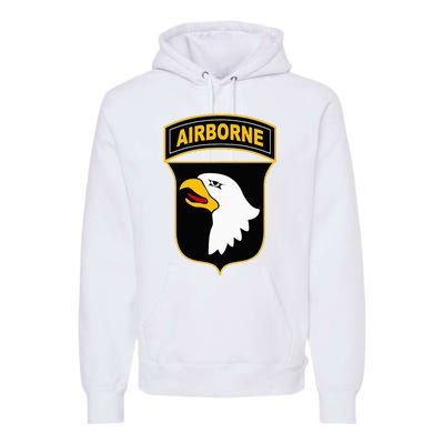 101st Airborne Division Military Veteran American Eagle Army Premium Hoodie