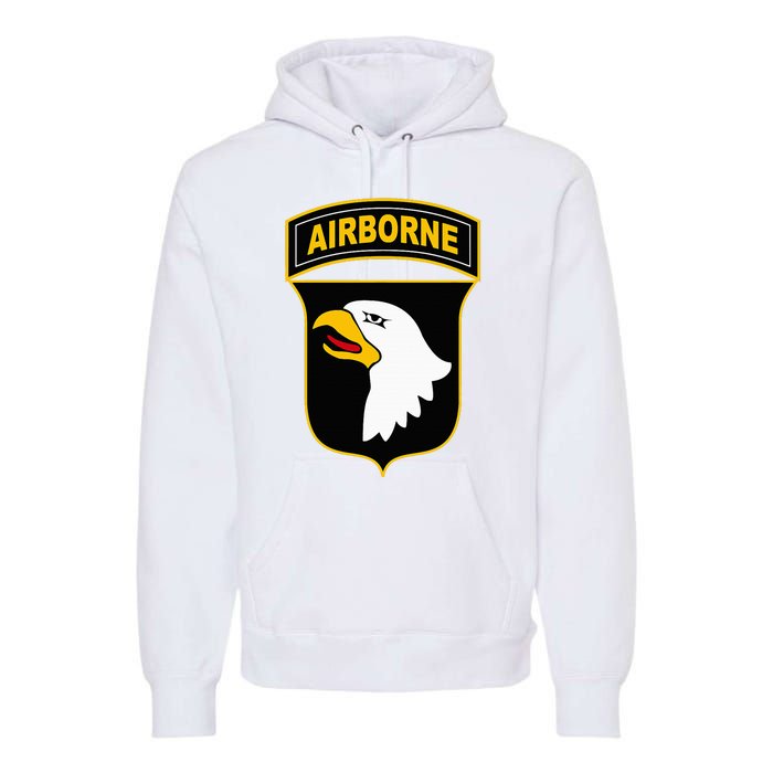 101st Airborne Division Military Veteran American Eagle Army Premium Hoodie