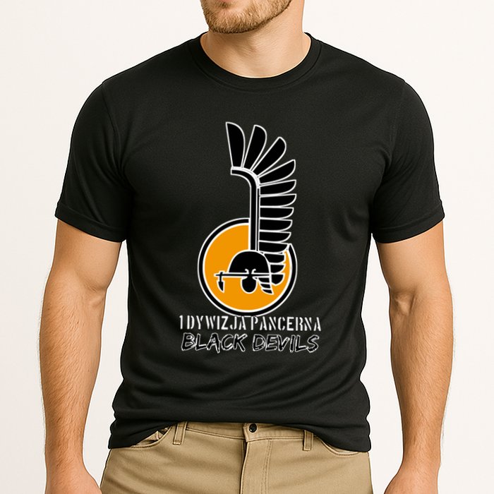 1st Armoured Division 1 Dywizja Pancerna  Black Devils (Poland Historical) Cooling Performance Crew T-Shirt