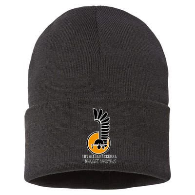 1st Armoured Division 1 Dywizja Pancerna  Black Devils (Poland Historical) Sustainable Knit Beanie