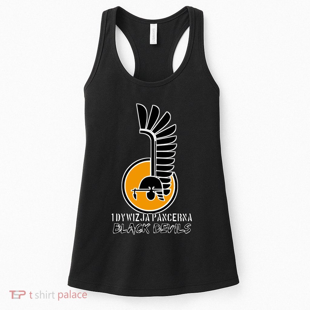 1st Armoured Division 1 Dywizja Pancerna  Black Devils (Poland Historical) Womens Tank Top