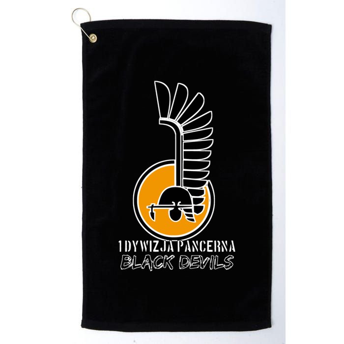 1st Armoured Division 1 Dywizja Pancerna  Black Devils (Poland Historical) Golf Towel