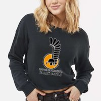 1st Armoured Division 1 Dywizja Pancerna  Black Devils (Poland Historical) Cropped Pullover Crew