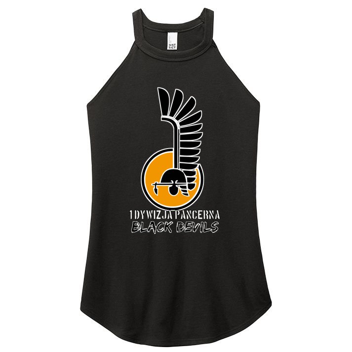 1st Armoured Division 1 Dywizja Pancerna  Black Devils (Poland Historical) Women's Perfect Tri Rocker Tank