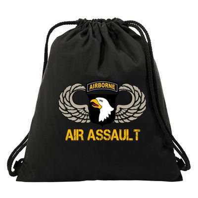 101st Airborne Division Air Assault Gift Veterans Day Great Gift Drawstring Bag