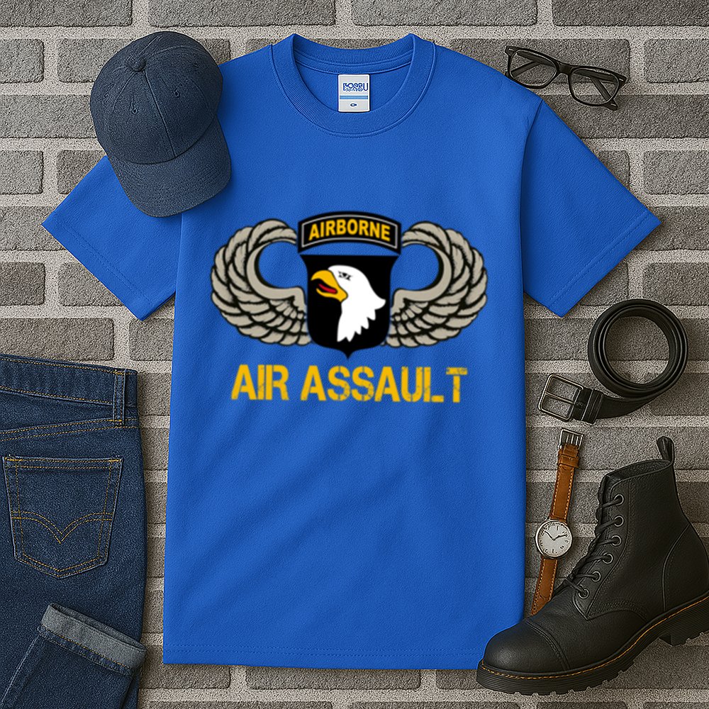 101st Airborne Division Air Assault Gift Veterans Day Great Gift Tall T-Shirt