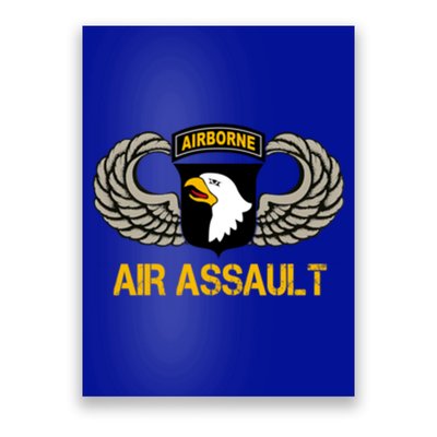 101st Airborne Division Air Assault Gift Veterans Day Great Gift Poster