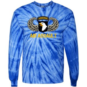 101st Airborne Division Air Assault Gift Veterans Day Great Gift Tie-Dye Long Sleeve Shirt