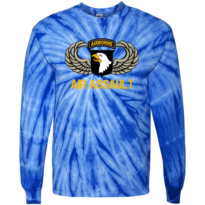 101st Airborne Division Air Assault Gift Veterans Day Great Gift Tie-Dye Long Sleeve Shirt