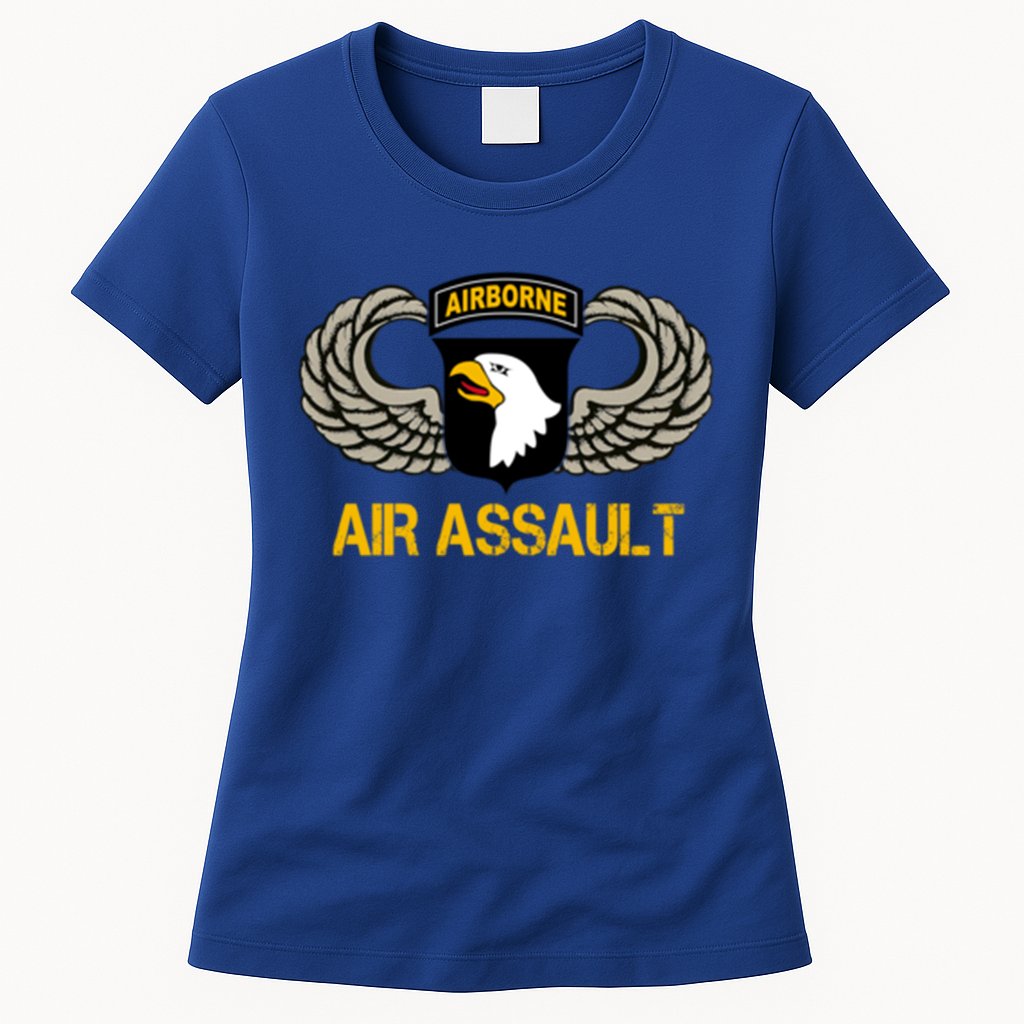 101st Airborne Division Air Assault Gift Veterans Day Great Gift Womens T-Shirt