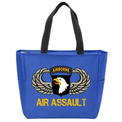 101st Airborne Division Air Assault Gift Veterans Day Great Gift Zip Tote Bag