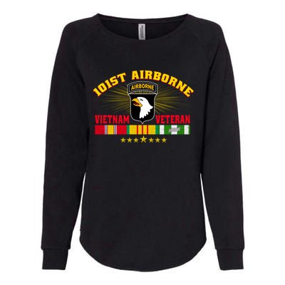 101st Airborne Division Vietnam Veteran Father Day Cute Gift Womens California Wash Sweatshirt