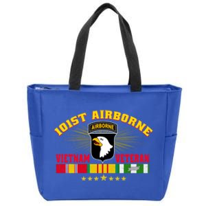 101st Airborne Division Vietnam Veteran Father Day Cute Gift Zip Tote Bag