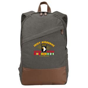 101st Airborne Division Vietnam Veteran Father Day Cute Gift Cotton Canvas Backpack